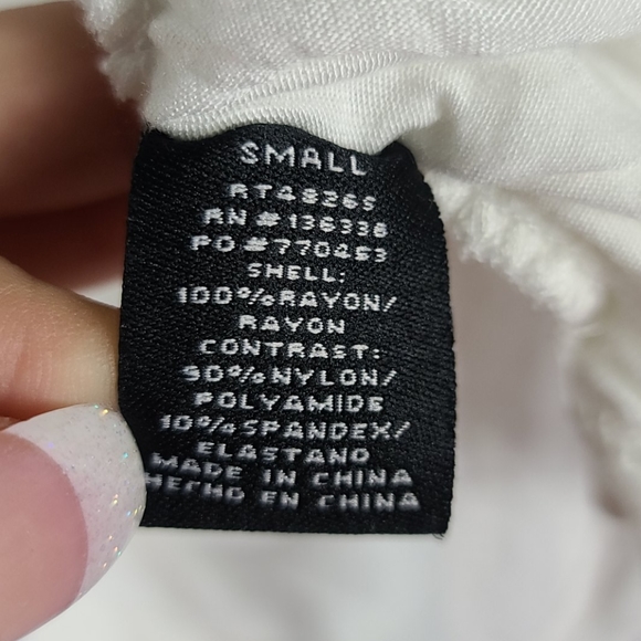 Deb | Off White Lace 3/4 Sleeves Mini Dress - Picture 8 of 9